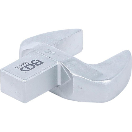 Clé Plate 30 mm - Empreinte 14 x 18 mm - Acier Résistant - Prise Sûre et Durable - BGS