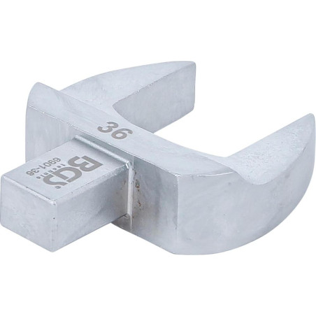 Clé Plate 36 mm - Empreinte 14x18 mm - Acier Résistant - Précision et Durabilité - BGS