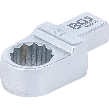 Clé Annulaire 13 mm - Empreinte 9 x 12 mm - Précision et Durabilité, Pro - Acier Résistant - D-Work