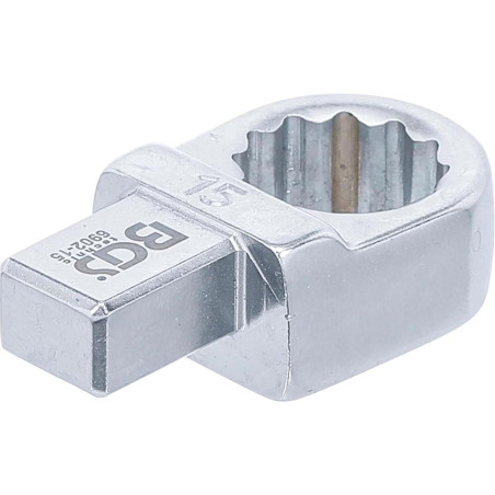 Clé Annulaire 15 mm - Empreinte 9 x 12 mm - Acier Résistant - Précision et Durabilité, Pro - D-Work