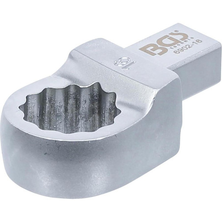 Clé Annulaire 16 mm - Empreinte 9 x 12 mm - Précision et Durabilité, Pro, Acier Résistant - D-Work