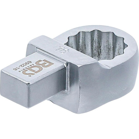 Clé Annulaire 16 mm - Empreinte 9 x 12 mm - Acier Résistant - Précision et Durabilité, Pro - D-Work