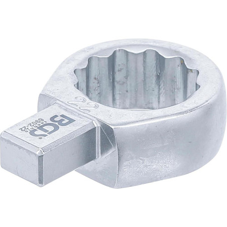 Clé Annulaire 22 mm - Empreinte 9x12 mm - Acier Résistant - Précision et Durabilité - BGS