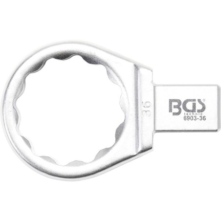Clé Annulaire 36 mm - Empreinte 14 x 18 mm - Précision et Durabilité, Pro, Acier Résistant - D-Work