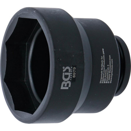Clé pour Écrous d'Essieu 8 Pans 80 mm Précision et Robustesse pour SCANIA, Acier, Pro - D-Work
