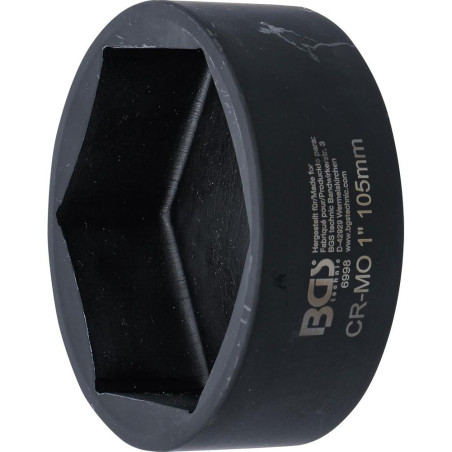 Clé de Moyeu Six Pans 105 mm - Pour DAF et Volvo - Robuste et Précise, Acier, Pro - D-Work