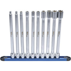 Jeu de Douilles Profil E XXL 10 mm (3/8) E6 - E20 - 10 pcs - Précision et Robustesse, Acier - D-Work