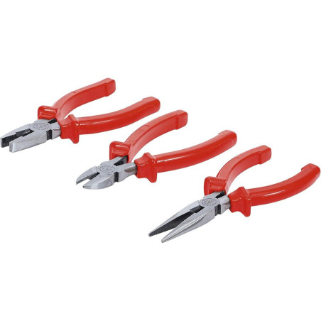Jeu de Pinces 3 pcs - Acier, Précision et Robustesse - Pro - D-Work