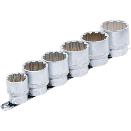 Jeu de Douilles 1/2 6 pcs 24-38 mm - Acier Résistant - Polyvalence et Précision, Pro - D-Work
