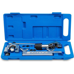 Presse à Collets Doubles avec Coupe-Tubes - 10 Pièces - Acier Robuste - Précision et Polyvalence - BGS