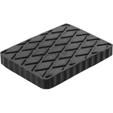 Tampon en Caoutchouc pour Pont Élévateur 160x120x20 mm - Résistant et Antidérapant - BGS