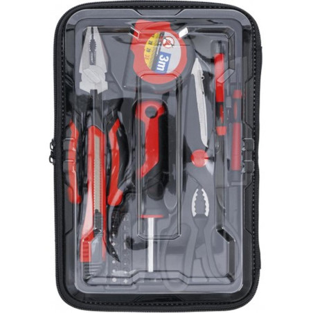 Jeu d Outils 23 pcs - Ensemble Complet pour Bricolage - Polyvalent et Pratique, Acier, Pro - D-Work