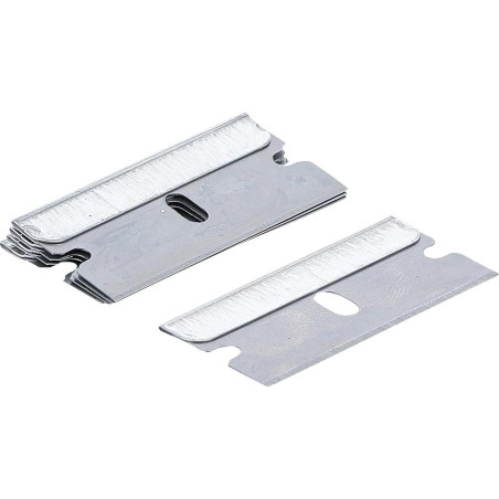 Lames de Grattoir de Rechange - 5 Pièces, Acier - Compatible Art. 70911 - Précision et Durabilité - BGS