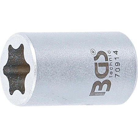 Douille Spéciale Profil E 6,3 mm (1/4) E12 - Pour Lève-Vitre BMW - Précision et Fiabilité, Acier - D-Work