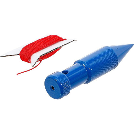 Jeu de Fil à Plomb 200 g - Cordon 6 m - Précision et Maniabilité - D-Work