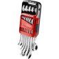 Double Clé Annulaire à Cliquet Pliable E10 x E12 - Têtes Polygonales Profil E - Précision et Maniabilité - BGS