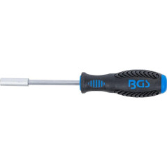 Poignée Rotative pour Embouts 6,3 mm (1/4 ) 210 mm - - Prise en Main Confortable et Rotation Efficace - BGS