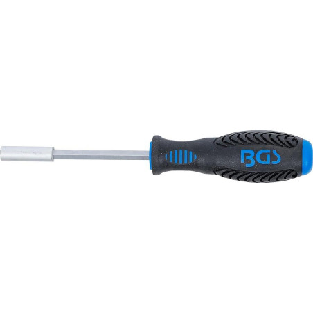 Poignée Rotative pour Embouts 6,3 mm (1/4 ) 210 mm - - Prise en Main Confortable et Rotation Efficace - BGS