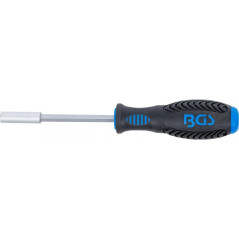 Poignée Rotative pour Embouts 6,3 mm (1/4 ) 210 mm - - Prise en Main Confortable et Rotation Efficace - BGS