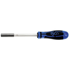 Poignée Rotative pour Embouts 6,3 mm (1/4 ) 210 mm - - Prise en Main Confortable et Rotation Efficace - BGS