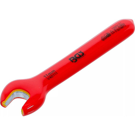Clé à Fourche VDE 11 mm - Isolation Sécurisée, Usage Électrique - BGS