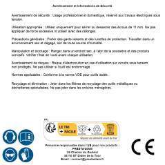 Clé à Fourche VDE 11 mm - Isolation Sécurisée, Usage Électrique - BGS