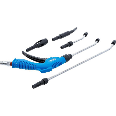 Soufflette à Air Comprimé - 5 Buses - Polyvalente et Pratique pour Nettoyage Rapide - BGS