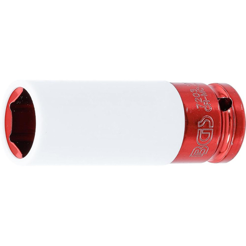 Douille à Choc 12,5 mm (1/2) 21 mm - Protection Intégrée - Résistante et Sécurisée - BGS