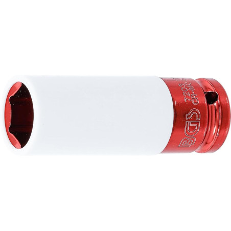 Douille à Choc 12,5 mm (1/2) 21 mm - Protection Intégrée - Résistante et Sécurisée - BGS