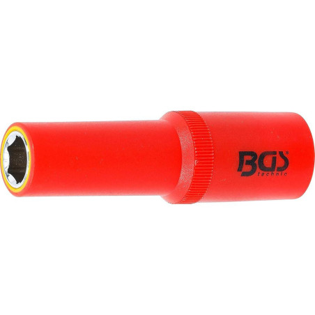 Douille pour Clé VDE Six Pans 12,5 mm (1/2 ) - 12 mm - Isolation Sécurisée et Précision - BGS
