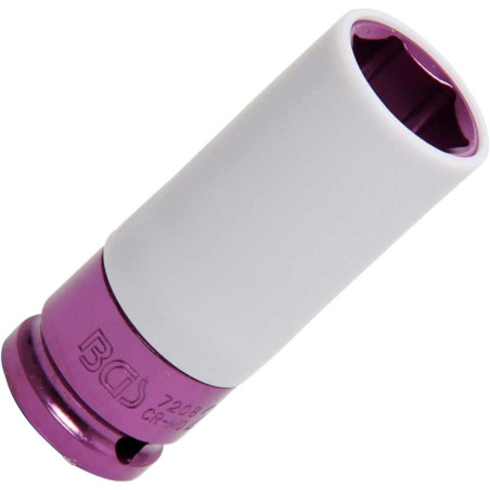 Douille à Choc 1/2 22 mm - Protection Intégrée - Résistante et Sécurisée, Acier - D-Work