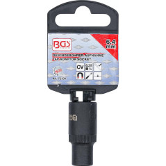 Douille de Support de Taraud 10 mm (3/8 ) - 6,4 mm - Acier Résistant - Précision et Durabilité - BGS