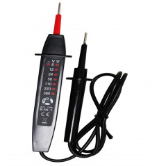 Testeur de Tension 6-380 V - Compact 9,7x2,9x26,3 cm - Précision et Sécurité - - BGS