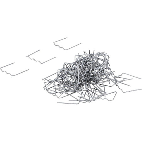 Jeu d'Agrafes de Réparation Plate 0,6 mm - 100 pcs - Fixation Précise et Durable, Pro - D-Work