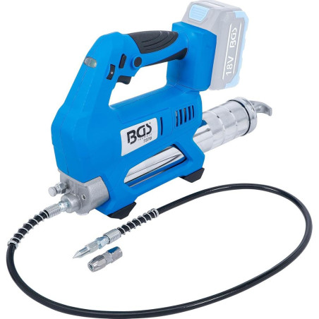 Pompe à Graisse sur Accu 18 V - Sans Batterie, Portable et Puissante - - BGS