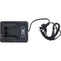 Chargeur Rapide 18V 4,0A - Compact et Efficace - Recharge Optimale des Batteries - BGS