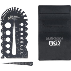 Gabarit de Vis et Filetages 1/4 - 2 en Pouce - Acier Résistant - Mesure Précise et Rapide - BGS