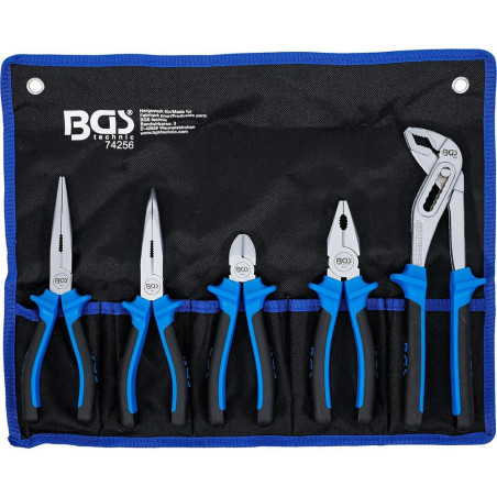 Jeu de Pinces 5 pcs - Pro, Acier, Précision et Robustesse - D-Work