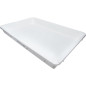 Bac Multifonctions avec Bec Verseur 42L - Blanc, 60.4x10.3x88.6 cm - Polypropylène Résistant - Pratique et Polyvalent - BGS