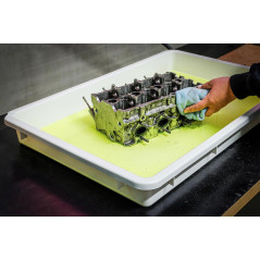 Bac Multifonctions avec Bec Verseur 42L - Blanc, 60.4x10.3x88.6 cm - Polypropylène Résistant - Pratique et Polyvalent - BGS