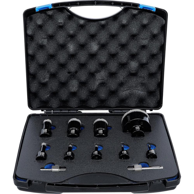 Jeu de Trépans à Diamants 5-68 mm - Coupe Précise et Durable, Pro, 11 pcs - D-Work