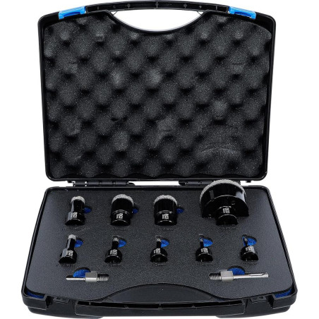 Jeu de Trépans à Diamants 5-68 mm - Coupe Précise et Durable, Pro, 11 pcs - D-Work