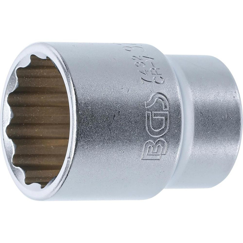 Douille pour Clé 20 mm (3/4 ) - Douze Pans, 32 mm - Robuste et Précise - BGS