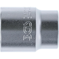Douille pour Clé 20 mm (3/4) - Douze Pans, 32 mm - Robuste et Précise, Acier - D-Work