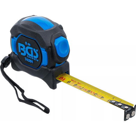 m Ruban 5 m x 19 mm - Précision et Robustesse pour Mesures Faciles, Acier, Pro - D-Work