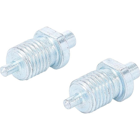 Tenons de Rechange 2 pcs 3-5 mm - Compatible Art. 9602 - Précision et Fiabilité, Acier - D-Work