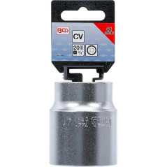 Douille pour Clé 20 mm (3/4) - Douze Pans, 41 mm - Robuste et Précise, Acier, Pro - D-Work