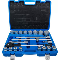 Douille pour Clé 20 mm (3/4) - Douze Pans, 41 mm - Robuste et Précise, Acier, Pro - D-Work