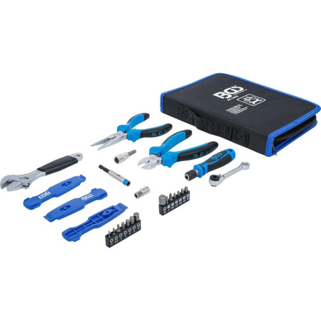 Jeu d Outils pour Bicyclettes 26 pièces - Kit Complet et Polyvalent - Réparations Faciles et Rapides - BGS