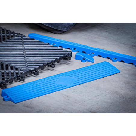 Jeu d’Éléments de Bord de Carreaux 10 pcs - Plastique, Système de Clic - Protection et Finition Facile - BGS
